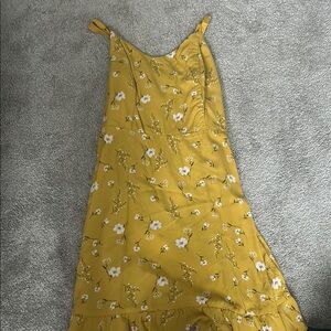Floral Yellow Dress